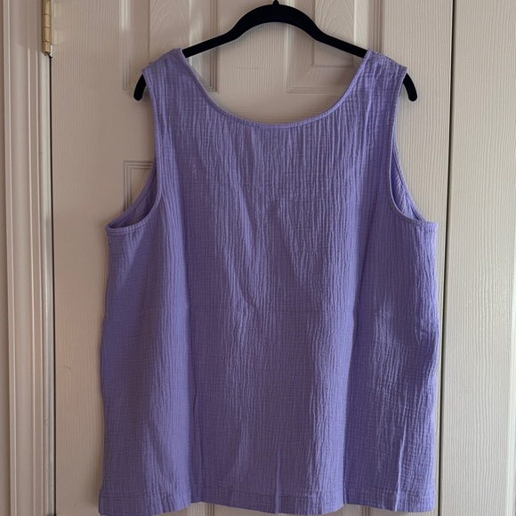 J.Jill Cotton Sleeveless Tank Top | Size XL | NWT - Picture 2 of 7